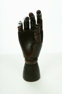 Wooden Hands - Houten handen - Displays